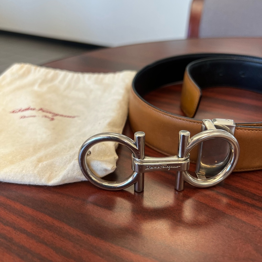 Reversible Salvatore Ferragamo Men’s Belt